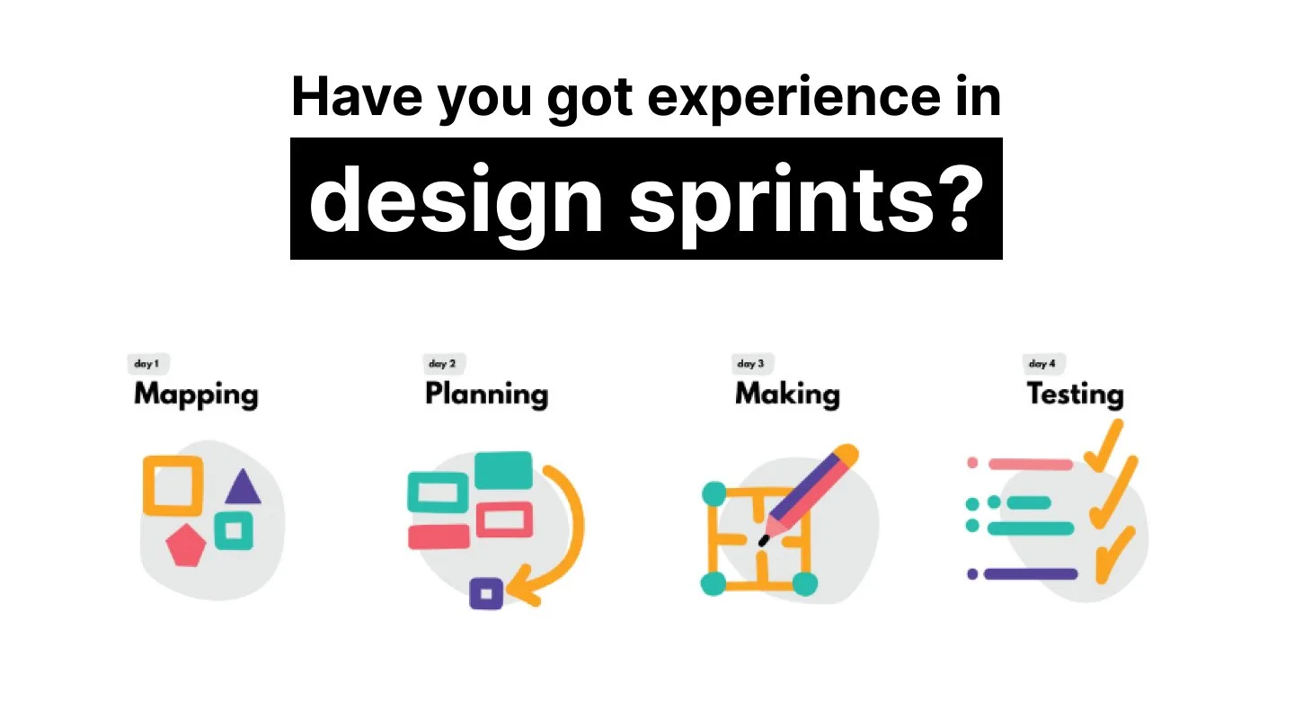 Have you got experience in design sprints?